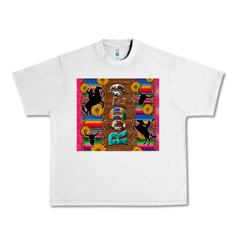 Rodeo Serape Leopard Glitter Urban Heavy Tee by Artiststas | Teevron