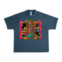 Midnight Navy rodeo serape leopard glitter Urban Heavy Tee - Artiststas