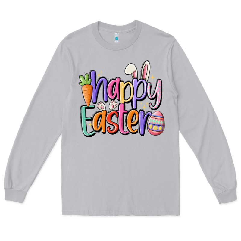 Happy Easter Long Sleeve Tee by MaliasSmallBusiness | Teevron