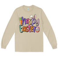 Mushroom happy easter Long Sleeve Tee - MaliasSmallBusiness