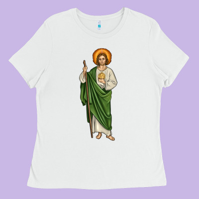 San Judas Ladies Tee Designed By Jahusdesignshop