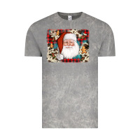 Cloud Rock cowhide santa cookie socks background Vintage Tee - AdoDesignShop