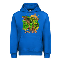 Cobalt St. Patrick's day lucky Saurus Urban Hoodie - HowdyJamesFarm