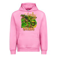 Fuchsia Pink St. Patrick's day lucky Saurus Urban Hoodie - HowdyJamesFarm