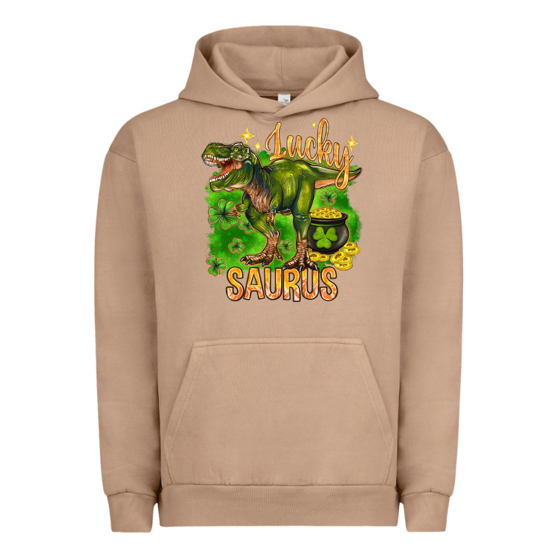 St. Patrick's Day Lucky Saurus Urban Hoodie by HowdyJamesFarm | Teevron