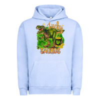 Pigment Grape Ice St. Patrick's day lucky Saurus Urban Hoodie - HowdyJamesFarm