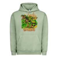 Pigment Oil Green St. Patrick's day lucky Saurus Urban Hoodie - HowdyJamesFarm