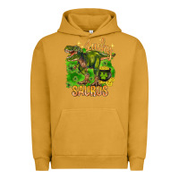 Pigment Peanut Butter St. Patrick's day lucky Saurus Urban Hoodie - HowdyJamesFarm