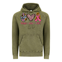 Vintage Olive peace love cure Vintage Hoodie - JahusDesignShop