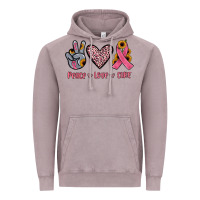 Vintage Zinc peace love cure Vintage Hoodie - JahusDesignShop