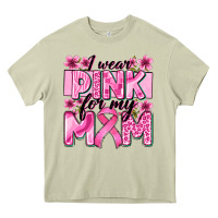 Mossy i wear pink for my mom Heavy Core Tee - Zillion Design Studio