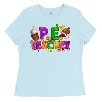 Baby Blue p.e. teacher cinco de mayo Ladies Tee - texasbilliewilder