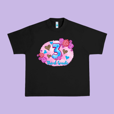 Back To School Flowers Third Grade 3200x2400 Urban Heavy Tee Designed By Adodesignshop