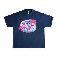 Navy back to school flowers third grade 3200x2400 Urban Heavy Tee - AdoDesignShop