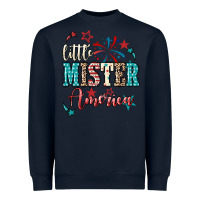 Navy little mister america Heavyweight Sweatshirt - NancyCooperArtShop