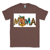 Chestnut Western Cow Red Angus Mama Classic Tee - LillyAllenDesigns