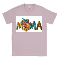 Lilac Western Cow Red Angus Mama Classic Tee - LillyAllenDesigns