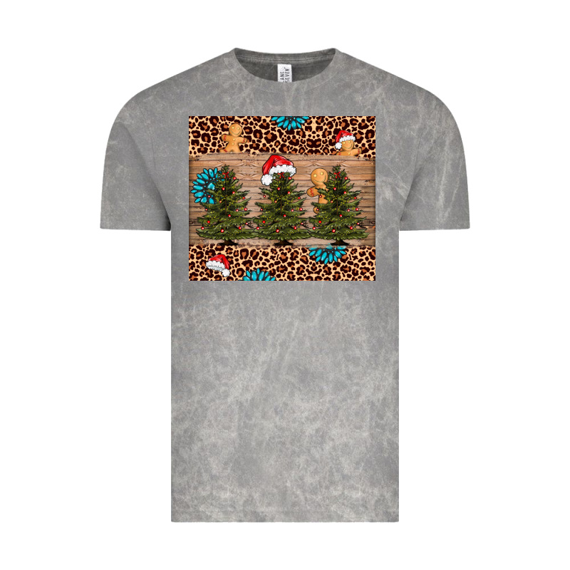 Christmas Trees Leopard Vintage Tee by AdoDesignShop | Teevron