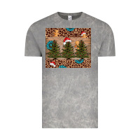 Cloud Rock Christmas trees leopard Vintage Tee - AdoDesignShop