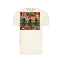 Vintage Arctic Christmas trees leopard Vintage Tee - AdoDesignShop