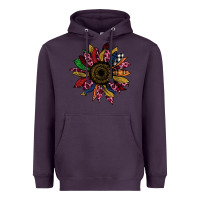 Plum Cheetah Christmas Sunflower Heavyweight Hoodie - Bettercallsaul