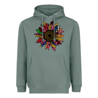 Sage Cheetah Christmas Sunflower Heavyweight Hoodie - Bettercallsaul