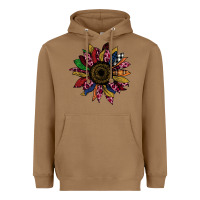 Toasted Coconut Cheetah Christmas Sunflower Heavyweight Hoodie - Bettercallsaul