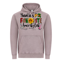 Vintage Zinc santa's favorite  hair stylist Vintage Hoodie - AdoDesignShop