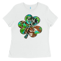 White western shamrock Ladies Tee - RanaPortraitStore