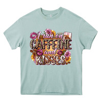 Arona i run on caffeine and kisses Heavy Core Tee - Zillion Design Studio