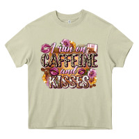 Mossy i run on caffeine and kisses Heavy Core Tee - Zillion Design Studio
