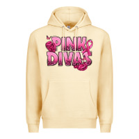 Pina Colada Pink Divas Breast Cancer Premium Hoodie - NancyCooperArtShop