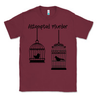 Burgundy Attempted Murder Classic Tee - Bettercallsaul