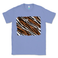 Colony Blue Tiger zebra background Classic Tee - RanaPortraitStore