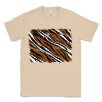 Mushroom Tiger zebra background Classic Tee - RanaPortraitStore