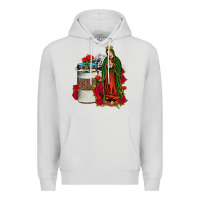 Dove Grey our lady of guadalupe coffee Premium Hoodie - JahusDesignShop