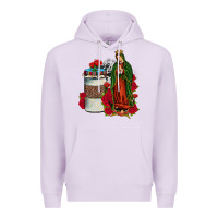 Lilac our lady of guadalupe coffee Premium Hoodie - JahusDesignShop