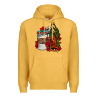 Mustard our lady of guadalupe coffee Premium Hoodie - JahusDesignShop