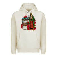Oatmeal Heather our lady of guadalupe coffee Premium Hoodie - JahusDesignShop