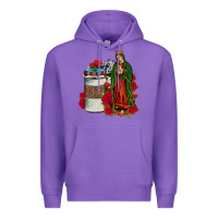 Purple our lady of guadalupe coffee Premium Hoodie - JahusDesignShop