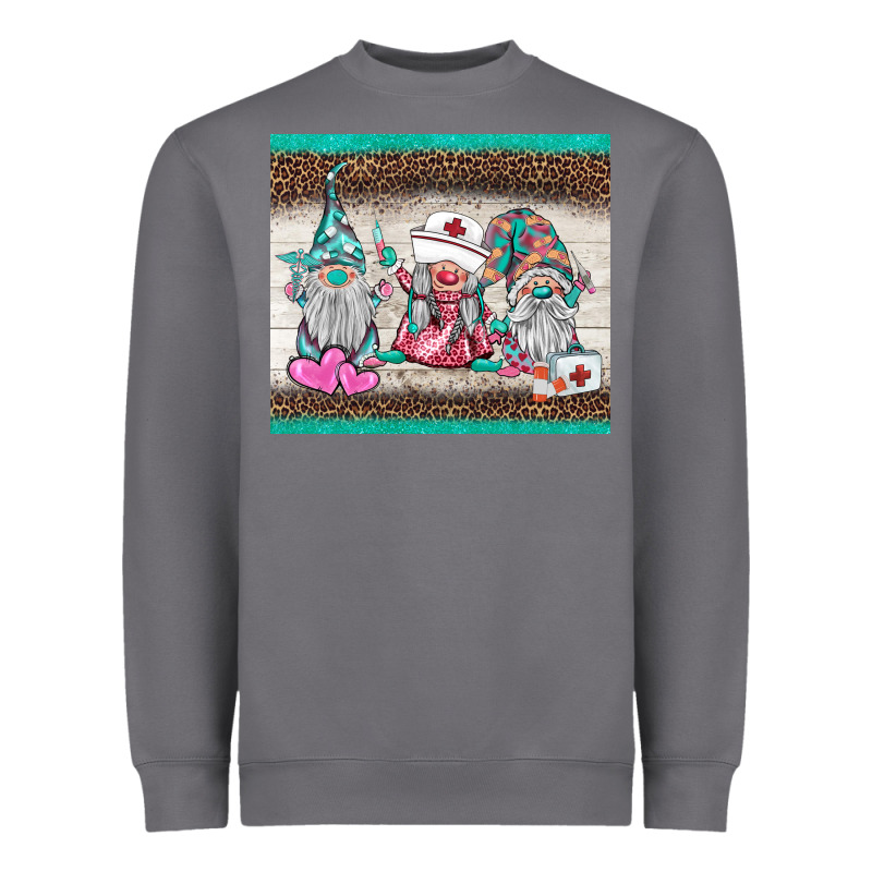Nurse Gnomies Tumbler Heavyweight Sweatshirt by BarkalooDesign | Teevron