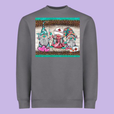 Nurse Gnomies Tumbler Heavyweight Sweatshirt Designed By Barkaloodesign