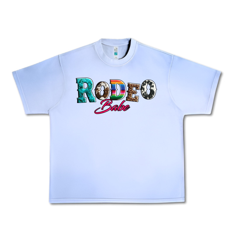 Rodeo Babe Turquoise Serape Cowhide Leopard Urban Heavy Tee by Artiststas | Teevron