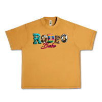 Peanut Butter rodeo babe turquoise serape cowhide leopard Urban Heavy Tee - Artiststas
