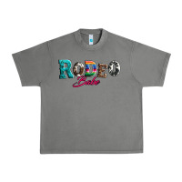 Tornado rodeo babe turquoise serape cowhide leopard Urban Heavy Tee - Artiststas