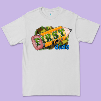 First Grade Dude Premium Tee Designed By Ranaportraitstore