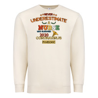 Sandshell Never Underestimate A Nurse Premium Sweatshirt - Bettercallsaul