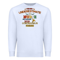 White Never Underestimate A Nurse Premium Sweatshirt - Bettercallsaul
