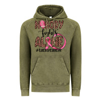 Vintage Olive nobody fights alone #tacklecancer Vintage Hoodie - JahusDesignShop