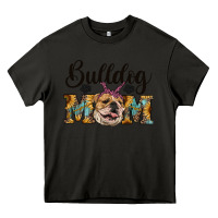 Asphalt western bulldog mom Heavy Core Tee - RanaPortraitStore